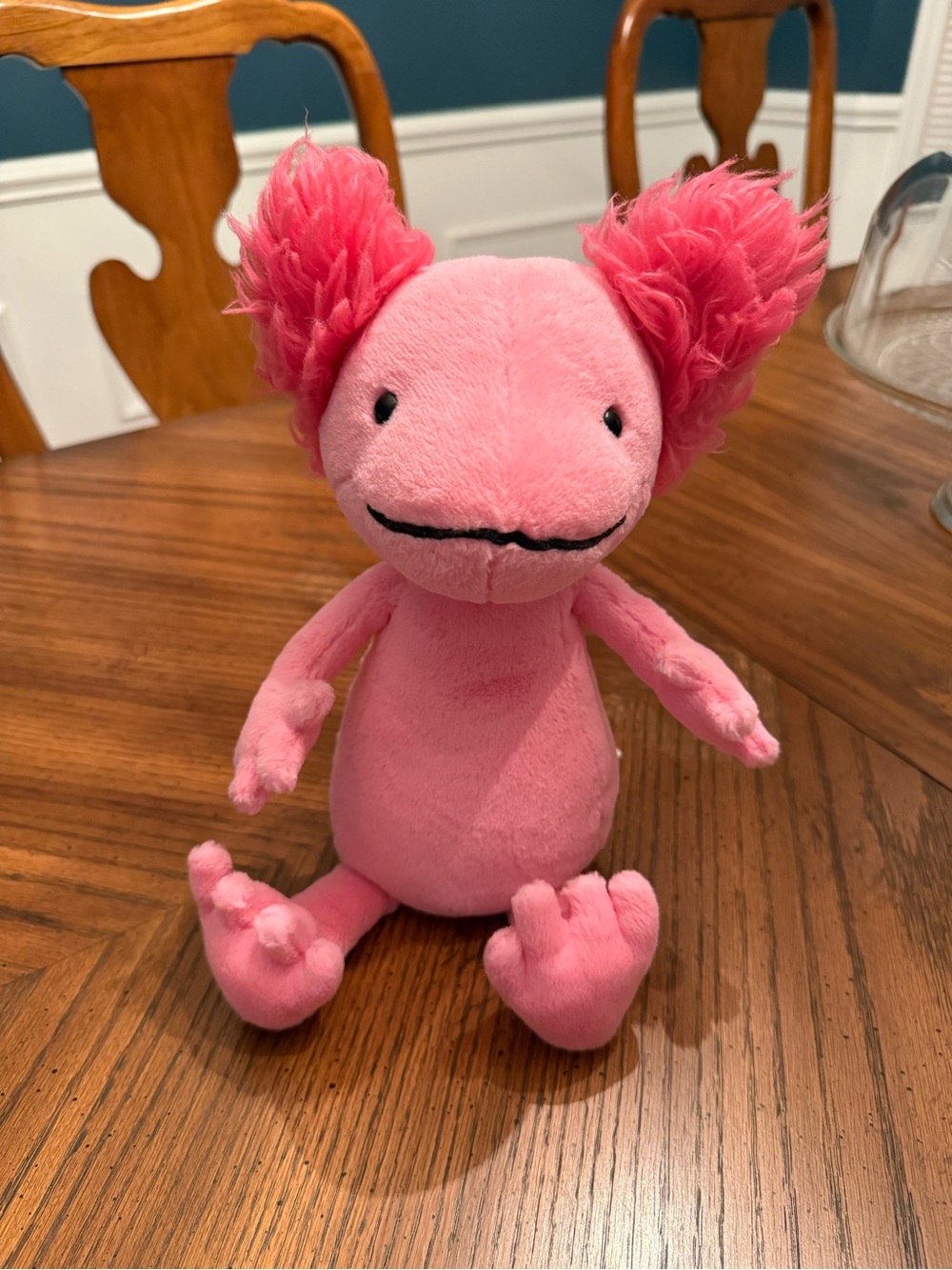 Jellycat Alice Axolotl Medium 13” Retired Pink Plush Stuffed Animal Rare HTF